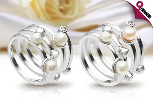 For QR59, Stack on the Pearls with a Tower Ring by Zenzhu! (QR220 Value)